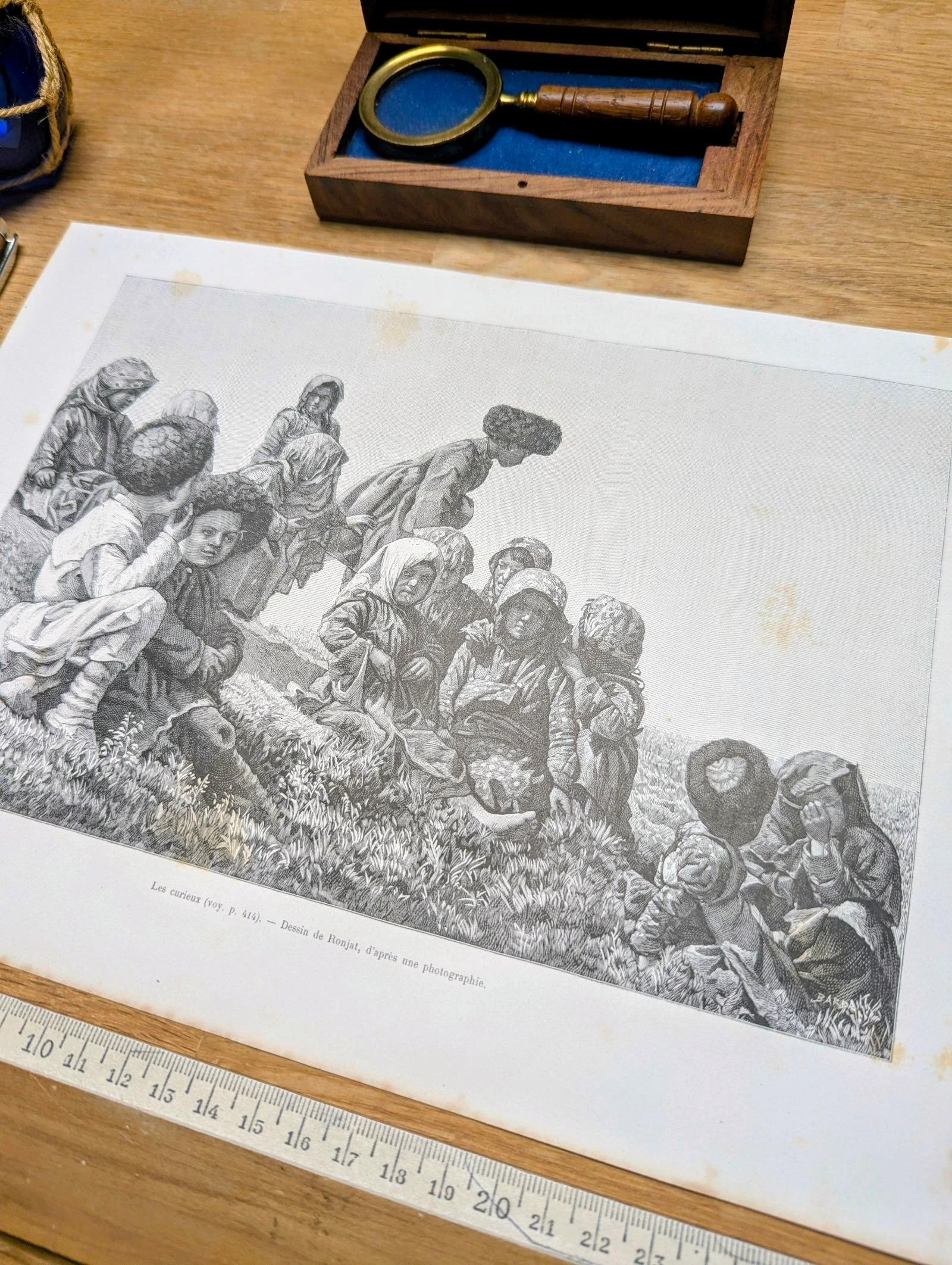 Os curiosos, crianças armênias. Ilustração impressa em 1891. – photo 3